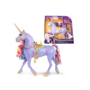 Unicorn Academy Wildstar Rainbow Light-Up unikornis játék a Spin Mastertől, ferde nézet csomagolással - Spin Master