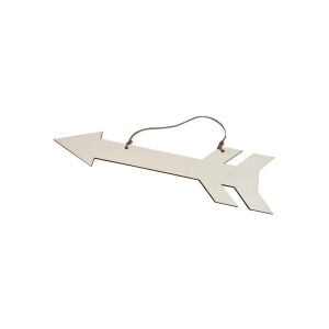 Fából készült nyílvessző fal dekoráció akasztóval, 38cm - Fa felirat & dekorációs elem
