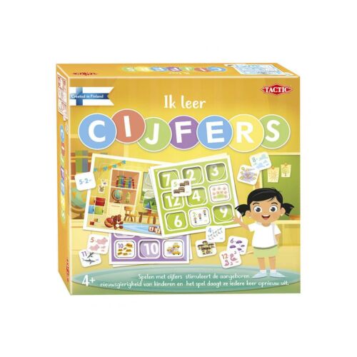 Tactic Ik leer Cijfers Számtanuló puzzle- és táblás játék szett - Tactic