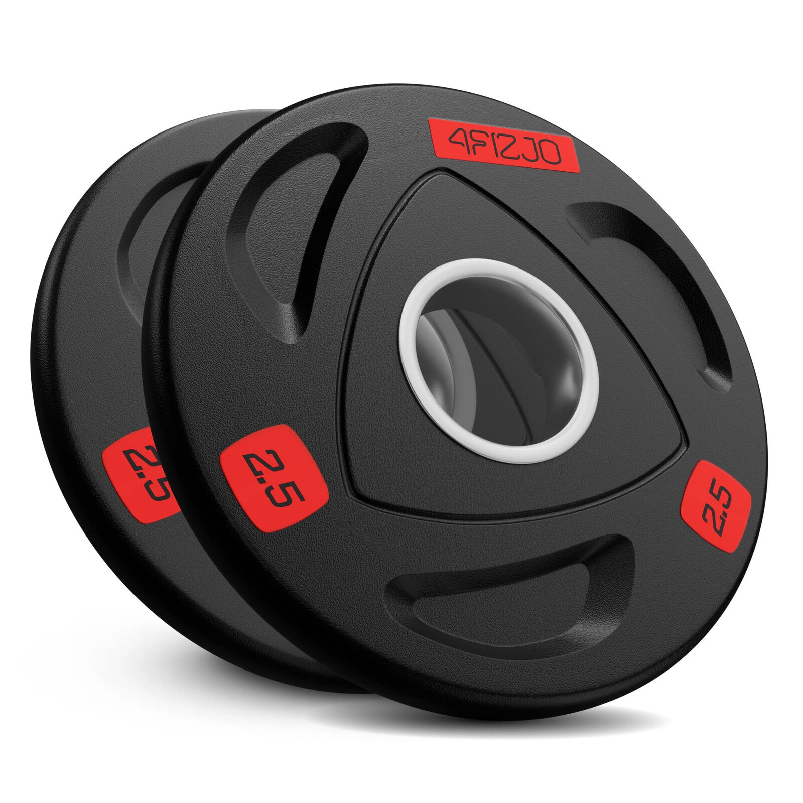 4FIZJO olimpiai Súlyzó szett 2x2,5kg - Fekete, Piros