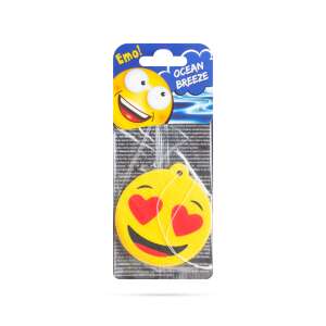Paloma EMO Ocean Breeze Car Air Freshener with Heart Eyes Emoji - Car Air Freshener