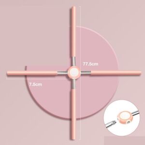 Rózsaszín Testtartás Javító Jógapálca testtartásjavító méretekkel - Alakformálás