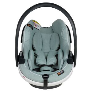 BeSafe iZi Go Modular X2 i-Size Sea Green Mélange autós babahordozó, elölnézet - Baba & Tipegő