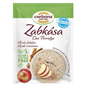 Cerbona Glutén- és laktózmentes almás-fahéjas zabkása hozzáadott cukor nélkül 50 g 119562156 - Cerbona