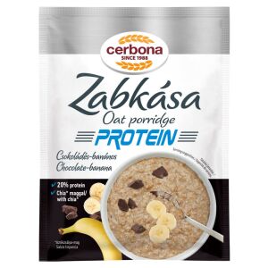 Cerbona Sport Protein Csokoládés-banános zabkása édesítőszerrel 60 g 119562166 - Cerbona