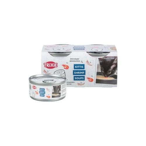Trixie Kittis Garnélarák Leves Macskáknak, 4x80g csomag