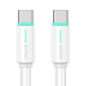 USAMS SJ734 YU Series Type-C - Type-C cablu 1m 60W - alb 113777216 - USAMS Cabluri USB