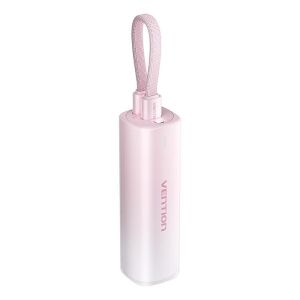 Baterie externa Fast Charging cable, Type-C, Lightning, 5000mAh - Vention (FHWR0) - Pink 111858859