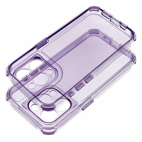Matrix Clear iPhone 15 Pro Max tok, halvány lila, átlátszó design - Apple