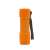 Orange LED flashlight with wrist strap