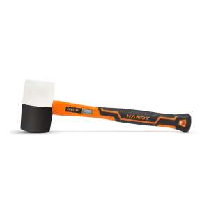 Handy rubber mallet with fiberglass handle, 450g - Tool
