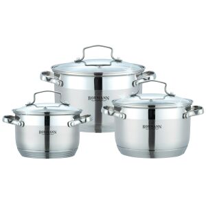 Bohmann BH 1903,  6 Részes Inox Edénykészlet