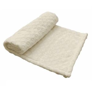 Wellsoft, nyomott mintás babatakaró 70*90 cm - ecrü 111884792 - Ágynemű - baba
