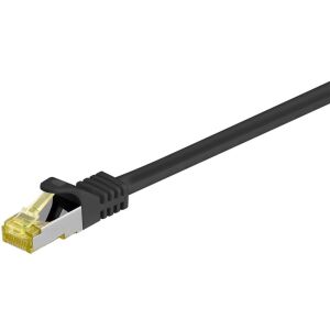 Goobay RJ-45 CAT7 3m hálózati kábel Fekete S/FTP (S-STP) 111887149 - Goobay