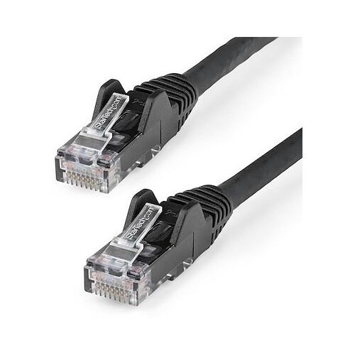 StarTech.com N6LPATCH1MBK Fekete 1 M Cat6 U/UTP (UTP) kábel 111887211
