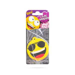 Paloma EMO Lilac Garden car air freshener with sunglasses emoji - Paloma Car Air Freshener
