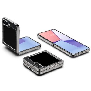 Spigen Airskin Klare Hülle für Samsung Galaxy Z Flip 6 aus verschiedenen Blickwinkeln - Spigen Handyhüllen