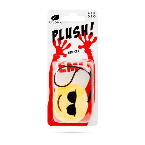Paloma Plush New Car Air Freshener, Emoji with Sunglasses