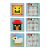 Inspiration cards for Kreativ Logical Mosaic puzzle with emoticon, house and chicken designs