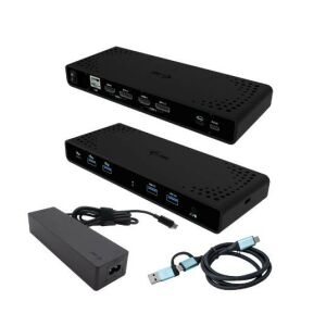 i-tec CADUA4KDOCKPDB100 stacja dokująca i replikator portów Przewodowy USB 3.2 Gen 1 (3.1 Gen 1) Type-C Czarny 111946049 - I-Tec