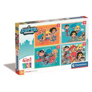 Clementoni DC Super Friends 4-in-1 Puzzle Box - Puzzle & Rätsel