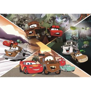 Clementoni Disney Cars Poveștile lui Bucșă 104 piese puzzle maxi - Clementoni Puzzle