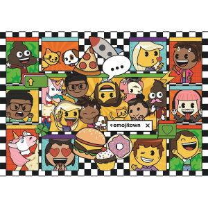 Clementoni Emoji Town 180-teiliges Puzzle Bild - Clementoni