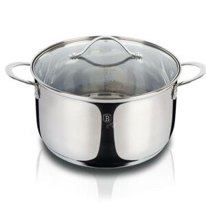 Berlinger Haus Silver Jewellery Collection 24 cm lonac od nehrđajućeg čelika sa staklenim poklopcem - Glineni lonac