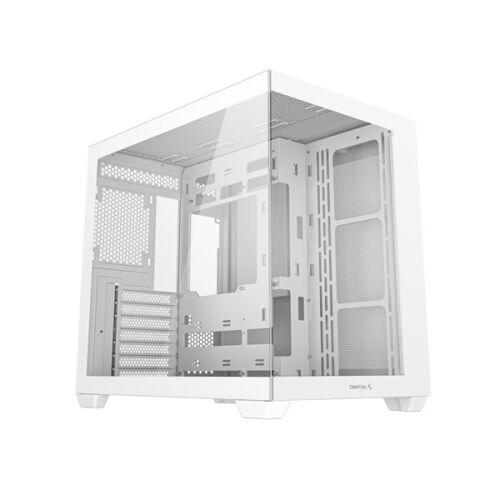 DeepCool CG530 WH White PC Case with Tempered Glass Side Panel