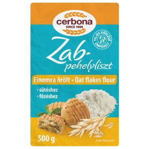 Cerbona finomra őrölt zabpehelyliszt 500 g 119562125 - Cerbona