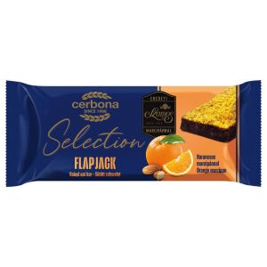 Cerbona Flapjack zabszelet narancsos marcipánnal, kakaós bevonó talppal - 40g 119562135 - Cerbona
