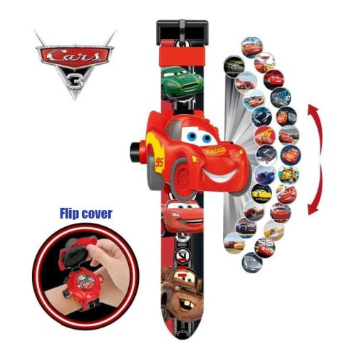 Disney Cars 3 projektoros karóra gyerekeknek 20 képpel, Villám McQueen és barátai