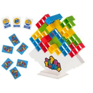 Tetris Rejtvényfejtő Kiegyensúlyozó Blokkok Puzzle Játék 64darabos 111990115
