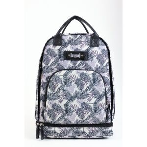 Baby on Board Florida pelenkázó hátizsák trópusi levél mintával - Baby on Board