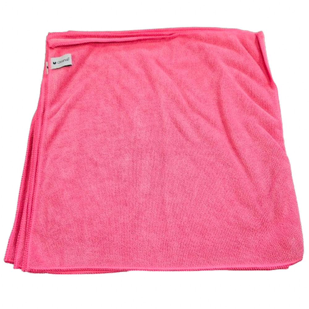 Balenie profesionálnych utierok z mikrovlákna 40x40 cm (5 kusov), červená, 400 g/m2 - QLEANUP PLUS RED