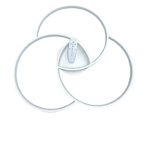 Minimalistische weiße LED-Deckenleuchte mit Fernbedienung