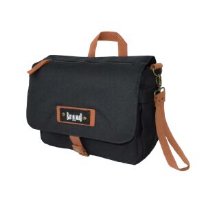 Baby on Board Mini'z Bag pelenkázó táska, fekete barna részletekkel - Baby on Board