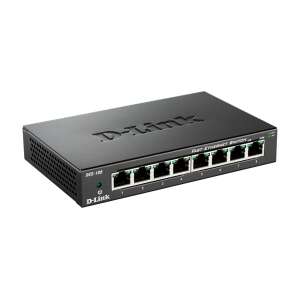 D-Link DES-108 8-портов Fast Ethernet Switch