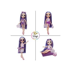 Rainbow High Swim & Style Pop Violet Willow baba styling lehetőségek - MGA Entertainment