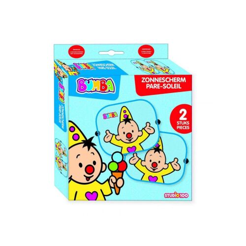 Bumba autós napellenző 2 darabos készlet, rajzfilm napvédelem gyerekeknek