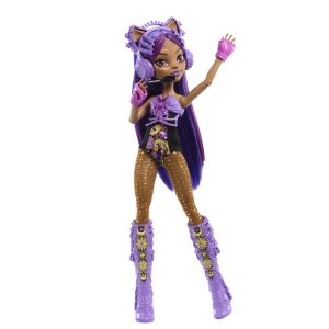 Lalka Monster High Clawdeen Wolf ze słuchawkami z kocimi uszami - Mattel Baba