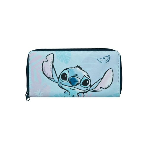 Peňaženka Stitch so zipsom, dizajn s kreslenou postavičkou