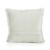 Back view of AmeliaHome KARVAG cream cushion cover with fringe