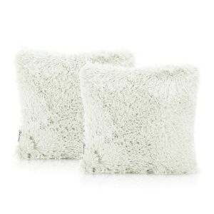 AmeliaHome KARVAG cream decorative cushion cover, fluffy texture, set of two - Cushion cover