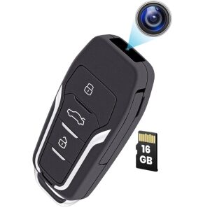 iUni RMS25 špionážna kamera v kľúči od auta s 16GB micro SD kartou - IUni