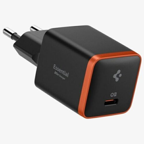 Spigen EE301EU ArcStation Essential 30W USB-C töltő - Fekete