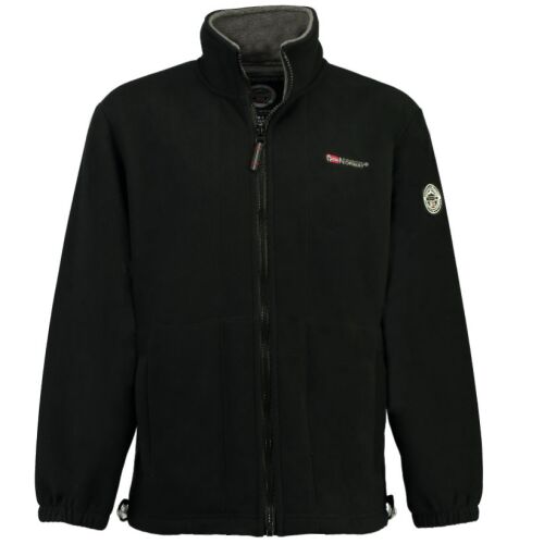 GEOGRAPHICAL NORWAY Torleon fekete férfi gyapjú pulóver 
