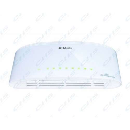 D-Link DGS-1008D/E 8-Port Gigabit Desktop Switch, weiß, unmanaged, energieeffizient