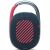 Widok z przodu głośnika Bluetooth JBL Clip 4 w kolorze niebiesko-różowym