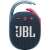 Głośnik Bluetooth JBL Clip 4 z przyciskami sterującymi i logo JBL